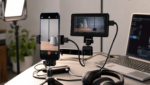 Generic smartphone video production setup for Final Cut Camera Clean HDMI guide