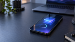 Smartphone displaying a glowing software update interface for the iOS 27 release guide