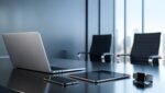 Apple technology devices on a modern desk representing the John Ternus CEO transition
