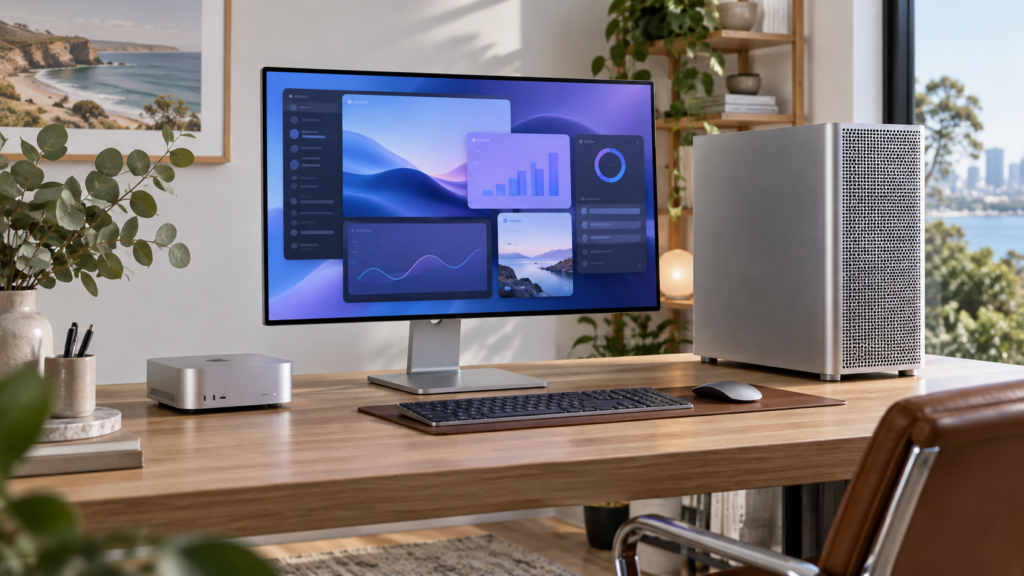 Compact desktop and professional workstation for Mac mini M6 vs Mac Studio M5 comparison